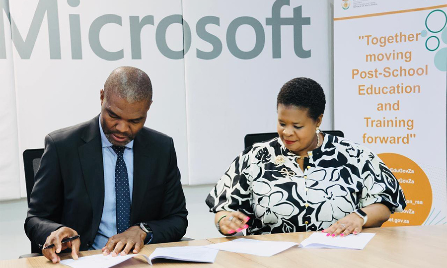 South Africa partners with Microsoft to boost AI skills